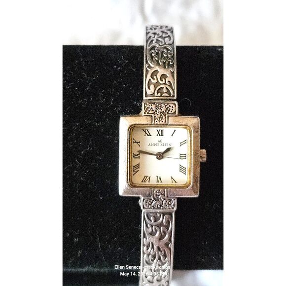 Anne Klein Accessories - Vintage Anne Klein Two-Tone Square Dial Quartz Watch 10/5255